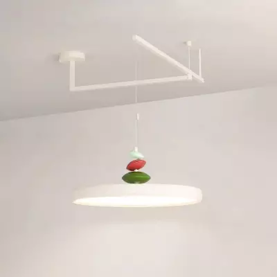 Semplice bilanciere disco volante lampadario creativo M375