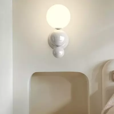Lampada da parete a bolle Macaron Globe M291