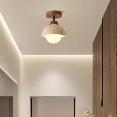 Lampa sufitowa z trawertynu Vintage M266