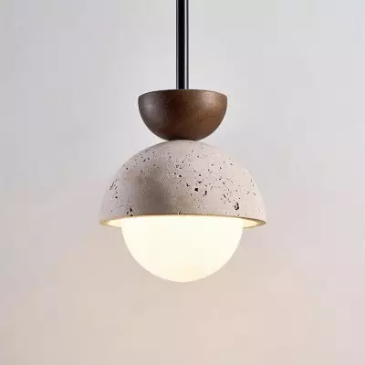Naturalny kamień kulisty lampa wisząca M261