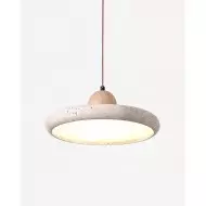 Modern minimalistisk trätravertinskiva taklampa M241