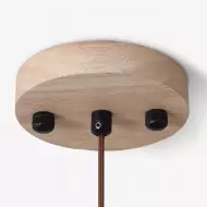 Modern minimalistisk trätravertinskiva taklampa M241