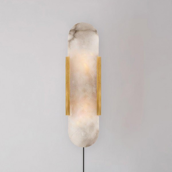 Alabaster förlängd vägglampa M237