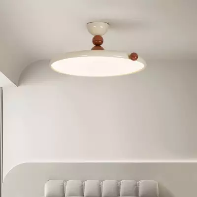 Lampada da soffitto a disco volante rotondo retrò in stile francese M235