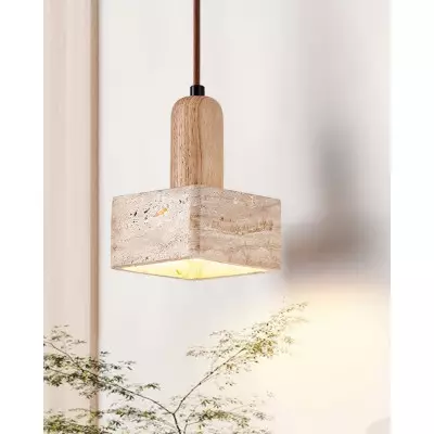 Prosta Elegancka Kwadratowa Prostokątna Lampa Wisząca M195