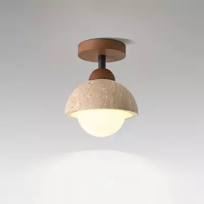 Lampa sufitowa z trawertynu Vintage M266