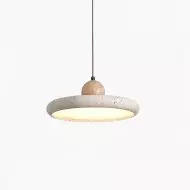 Modern minimalistisk trätravertinskiva taklampa M241