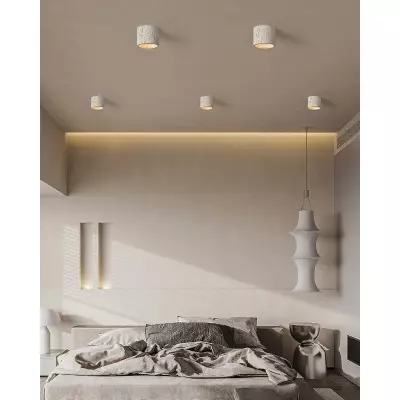 Nowoczesna lampa sufitowa cylindryczna Wabi-Sabi M172