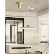 Enkel Modern Justerbar Svängarm Disc Pendellampa M110