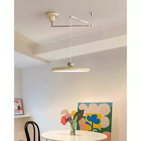 Enkel Modern Justerbar Svängarm Disc Pendellampa M110