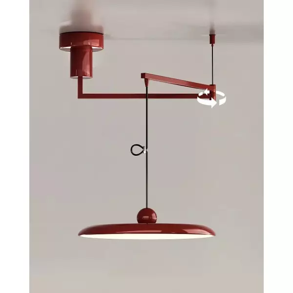 Enkel Modern Justerbar Svängarm Disc Pendellampa M110