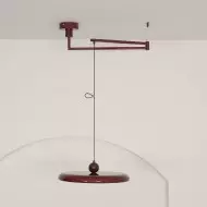 Enkel Modern Justerbar Svängarm Disc Pendellampa M110