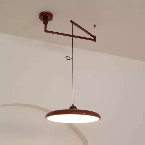 Enkel Modern Justerbar Svängarm Disc Pendellampa M110