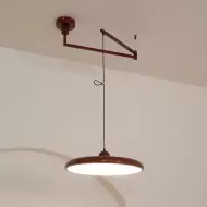 Enkel Modern Justerbar Svängarm Disc Pendellampa M110