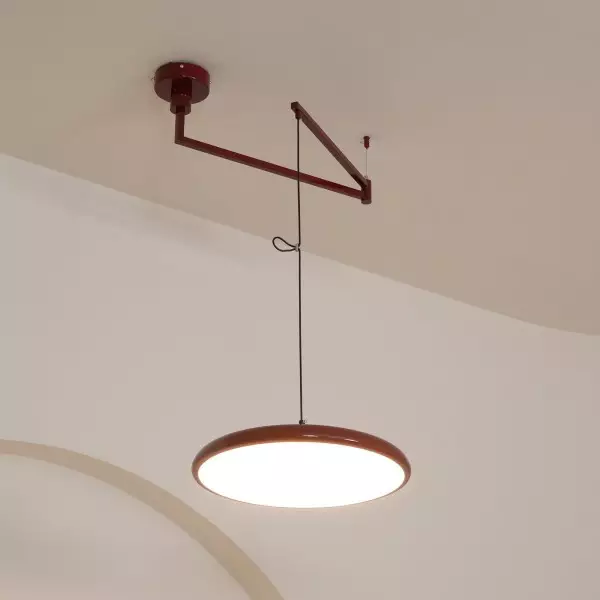 Enkel Modern Justerbar Svängarm Disc Pendellampa M110