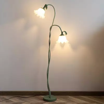 Creative Multi-Head Winding Flower Shape Golvlampa M175