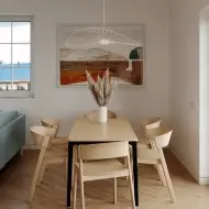 Francuska minimalistyczna lampa wisząca Nova w kształcie słomy S181