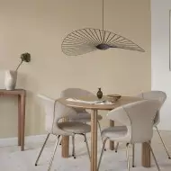 Francuska minimalistyczna lampa wisząca Nova w kształcie słomy S181