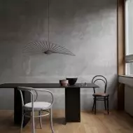 Francuska minimalistyczna lampa wisząca Nova w kształcie słomy S181