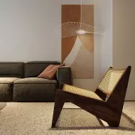 Francuska minimalistyczna lampa wisząca Nova w kształcie słomy S181