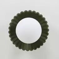 Krämfärgad blomknopp glas hall taklampa S161