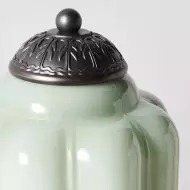 Lampa ścienna w kształcie świecznika ze szkła vintage M03