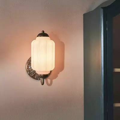 Lámpara de pared vintage de cristal con forma de candelabro M03