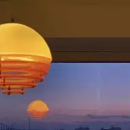 Bauhaus Sunset Ambient Pendant Lamp - Glass Acrylic Pendant Lamp S192