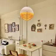 Bauhaus Sunset Ambient Pendant Lamp - Glass Acrylic Pendant Lamp S192