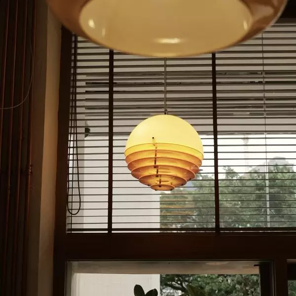 Bauhaus Sunset Ambient Pendant Lamp - Glass Acrylic Pendant Lamp S192