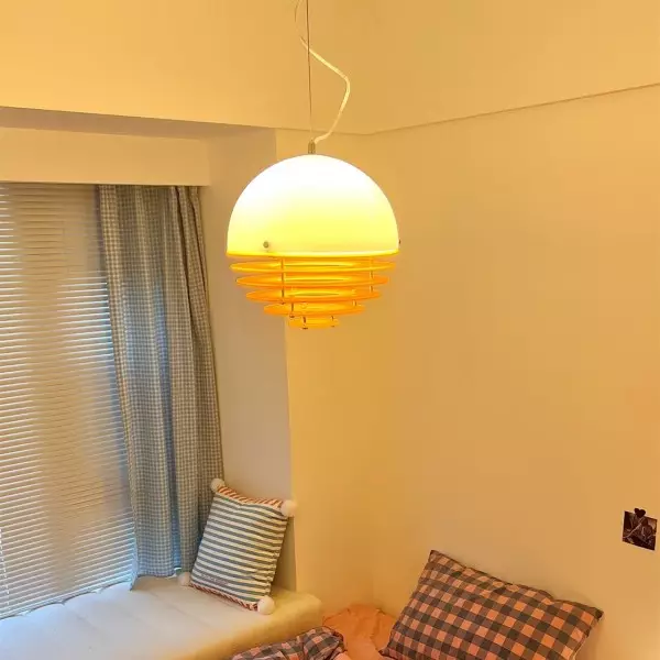 Bauhaus Sunset Ambient Pendant Lamp - Glass Acrylic Pendant Lamp S192