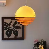 Bauhaus Sunset Ambient Pendant Lamp - Glass Acrylic Pendant Lamp S192