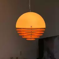 Bauhaus Sunset Ambient Pendant Lamp - Glass Acrylic Pendant Lamp S192