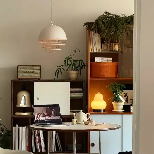 Bauhaus Sunset Ambient Pendant Lamp - Glass Acrylic Pendant Lamp S192