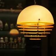 Bauhaus Sunset Ambient Pendant Lamp - Glass Acrylic Pendant Lamp S192