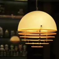 Bauhaus Sunset Ambient Pendant Lamp - Glass Acrylic Pendant Lamp S192