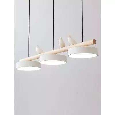 Kreatywna lampa wisząca w kształcie ptaka G01