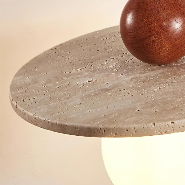 Retro Decor Cave Stone Disc Lampa wisząca G47