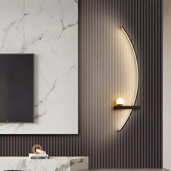 21'' Zakrzywiony pasek 3-stopniowy ściemniający kinkiet LED G03