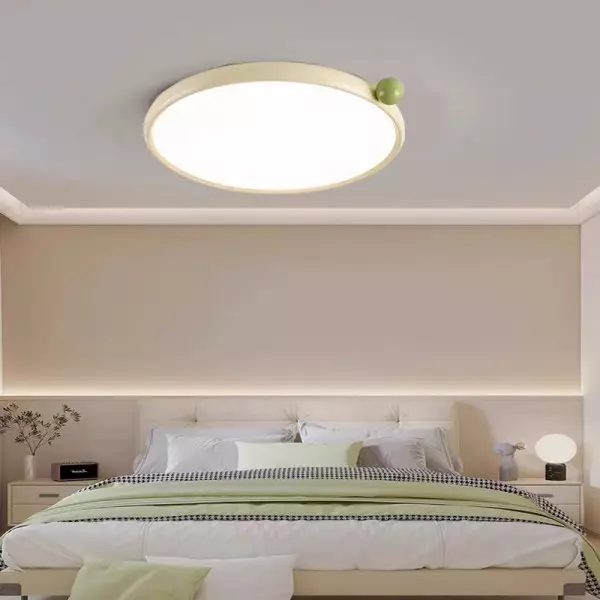 Lampada da soffitto ultrasottile stile minimalista Disc Cream M543