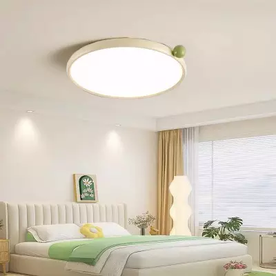 Lampada da soffitto ultrasottile stile minimalista Disc Cream M543