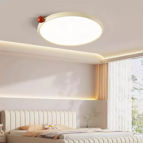 Lampada da soffitto ultrasottile stile minimalista Disc Cream M543