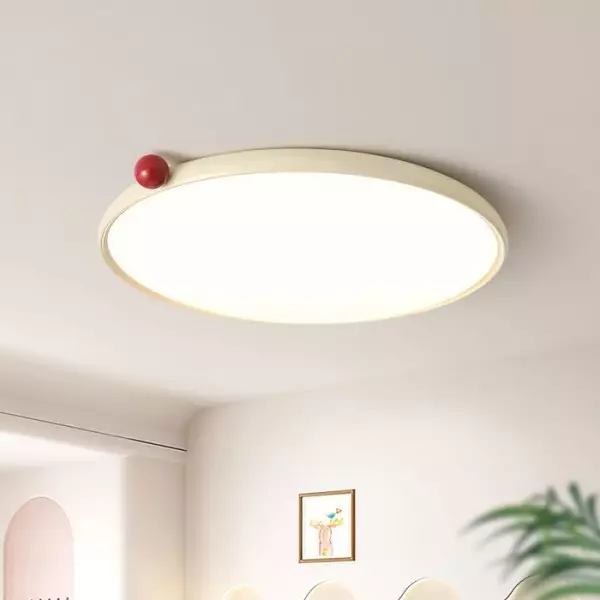 Lampada da soffitto ultrasottile stile minimalista Disc Cream M543