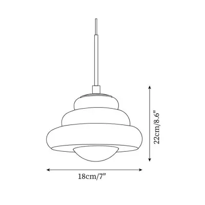 Suspension Nuage Crème P011