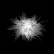 White Cotton Pendant Lamp