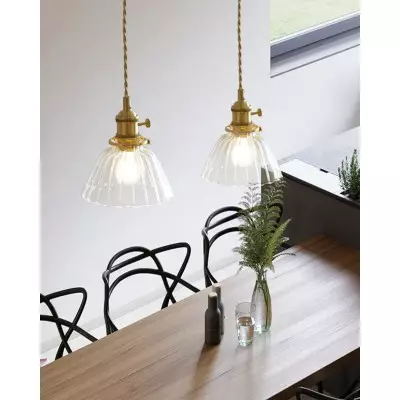Suspension en verre Jasmine P025