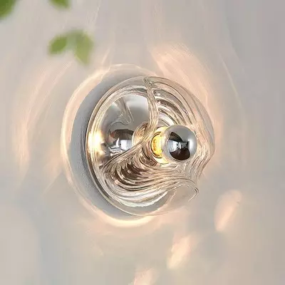 Lampada da parete in vetro Bauhaus P033