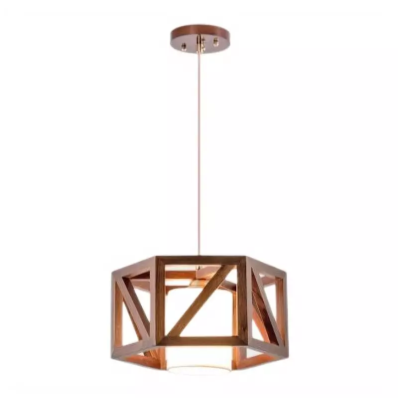 Lanterna Lampada a sospensione in legno