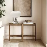 Bauhaus Szklana lampa stołowa LED w kształcie jabłka S137