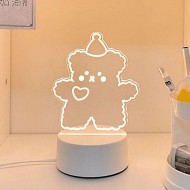 Tecknad 3D skrivbordslampa